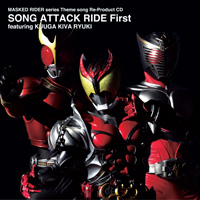 Masked Rider series Theme song Re-Product CD  SONG ATTACK RIDE First featuring KUUGA KIVA RYUKI